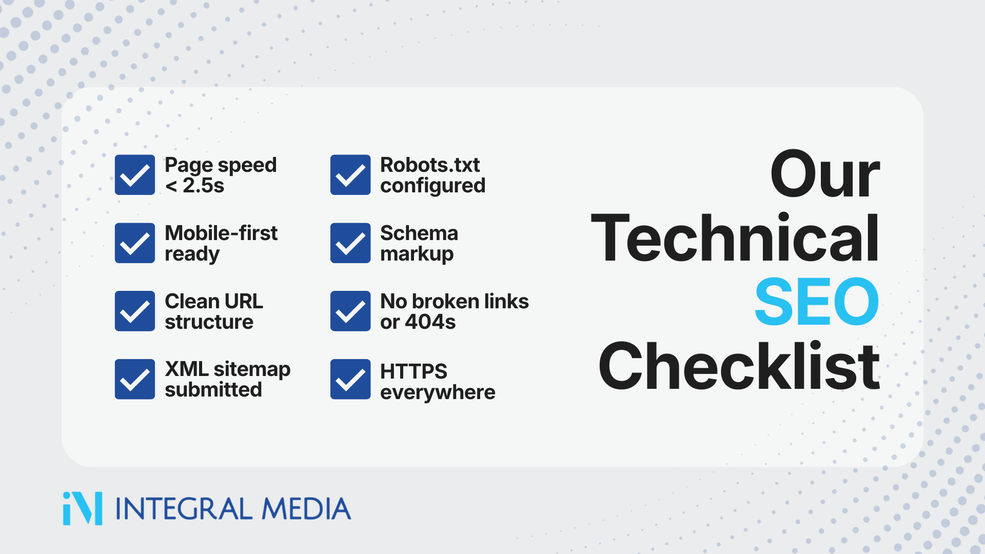 Technical SEO Checklist: 8 Things We Audit for Every New Client