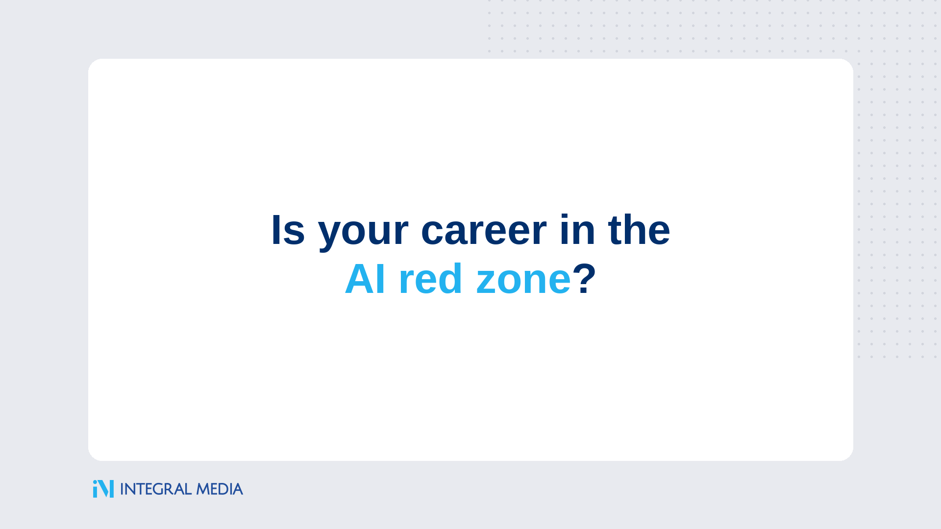 Integral Media on Channel 7 The Morning Show discussing AI job exposure